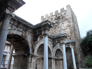Hadrian's gate into old city Antalya
