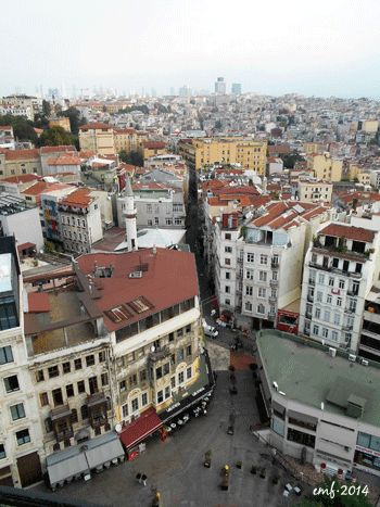 View of Beyoğlu from Galata Tower
