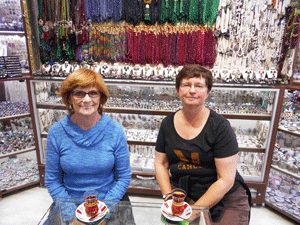 Jewelry shopping in the Grand Bazaar