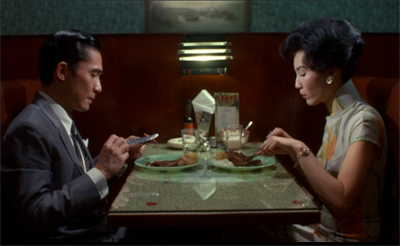 Tony and Maggie eating at the Goldfinch Cafe