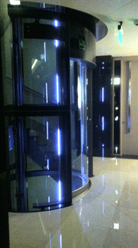 Transporter elevator in the Key Hotel, Izmir